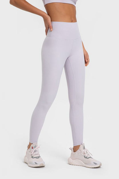 Highly Stretchy Wide Waistband Yoga Leggings-Angel Casuals