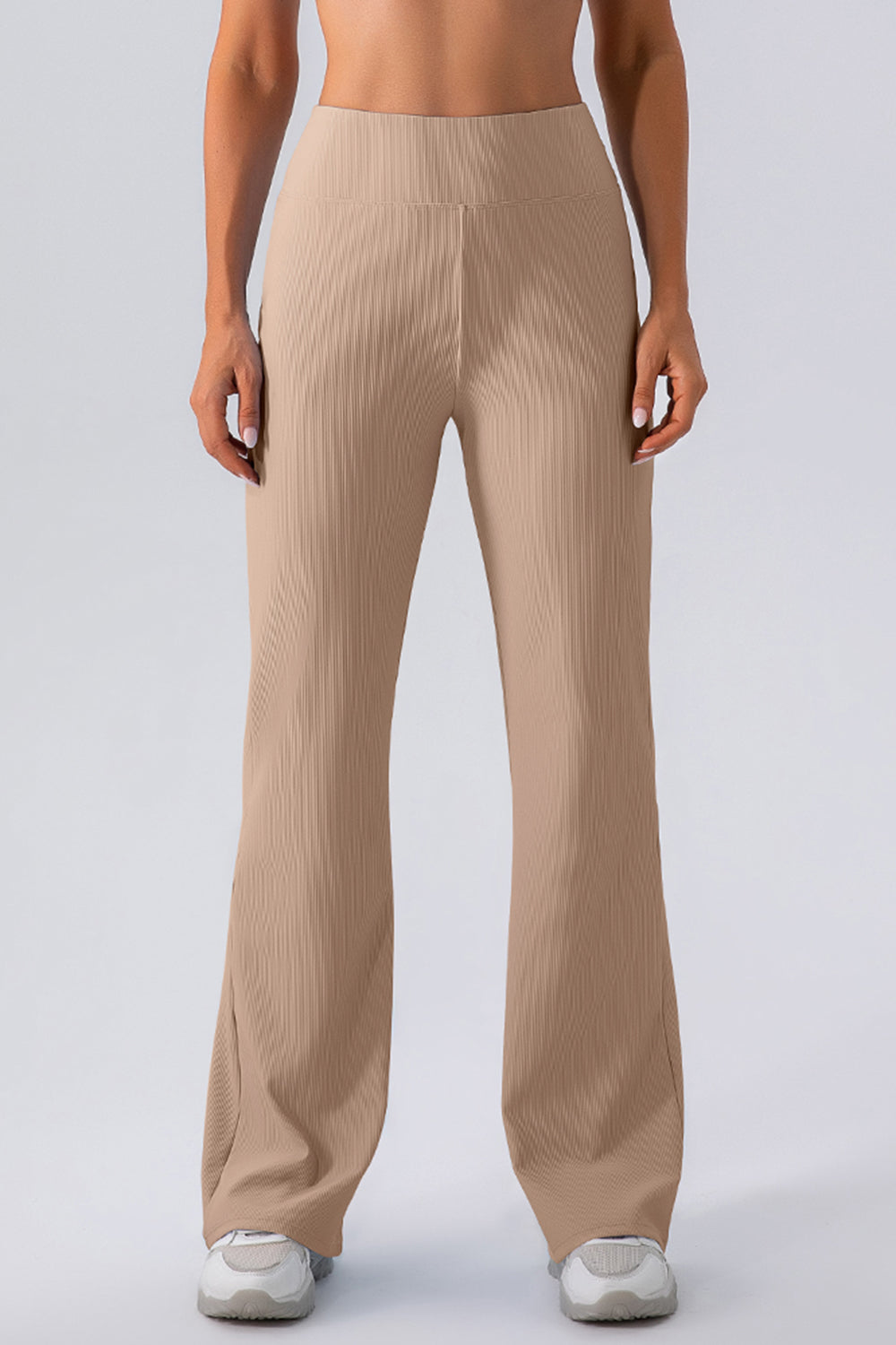 High Waist Straight Active Pants-Angel Casuals