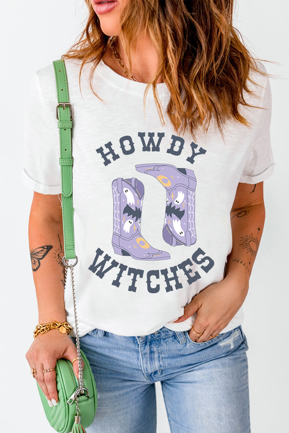 Graphic Round Neck Short Sleeve T-Shirt-Angel Casuals
