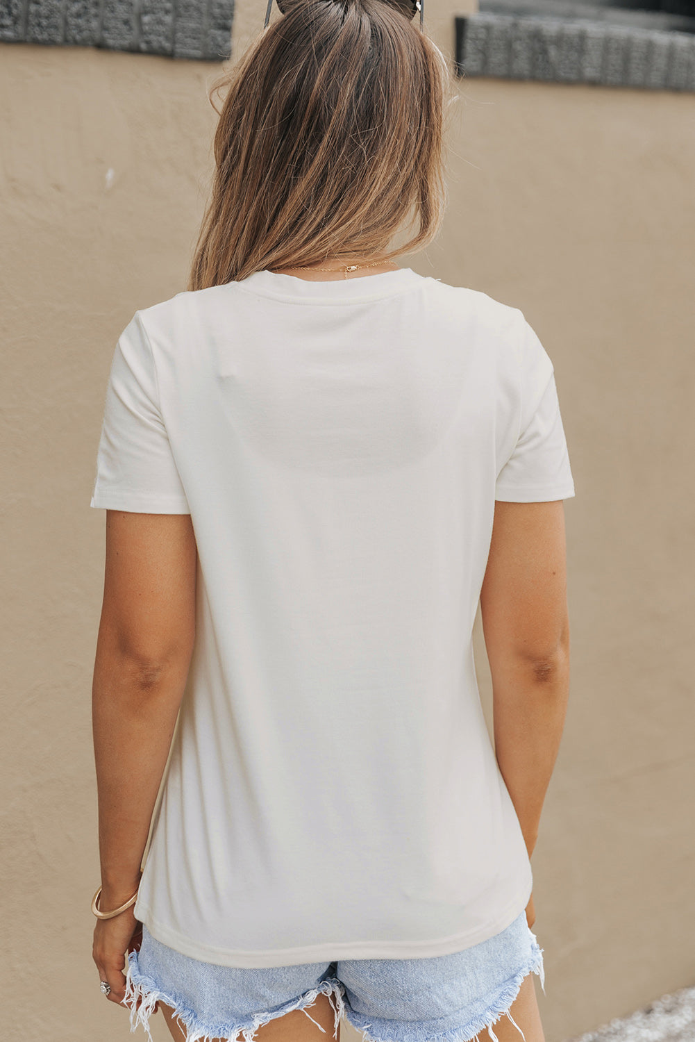 Lightning Graphic Round Neck Short Sleeve T-Shirt-Angel Casuals