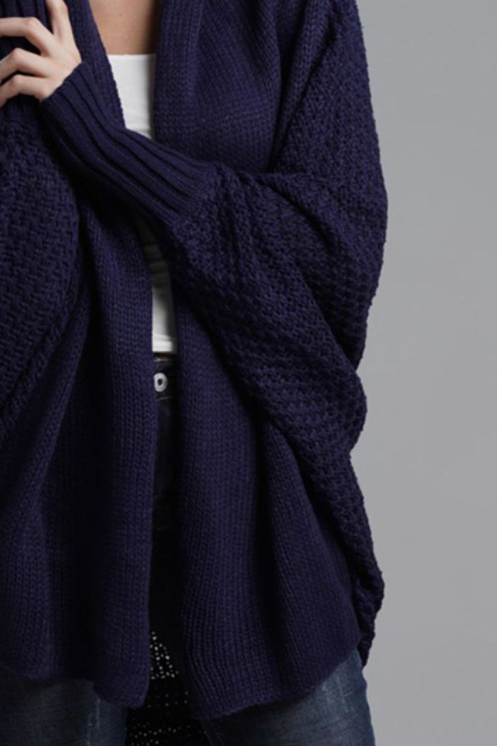 Open Front Batwing Sleeve Cardigan-Angel Casuals
