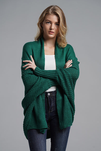 Open Front Batwing Sleeve Cardigan-Angel Casuals