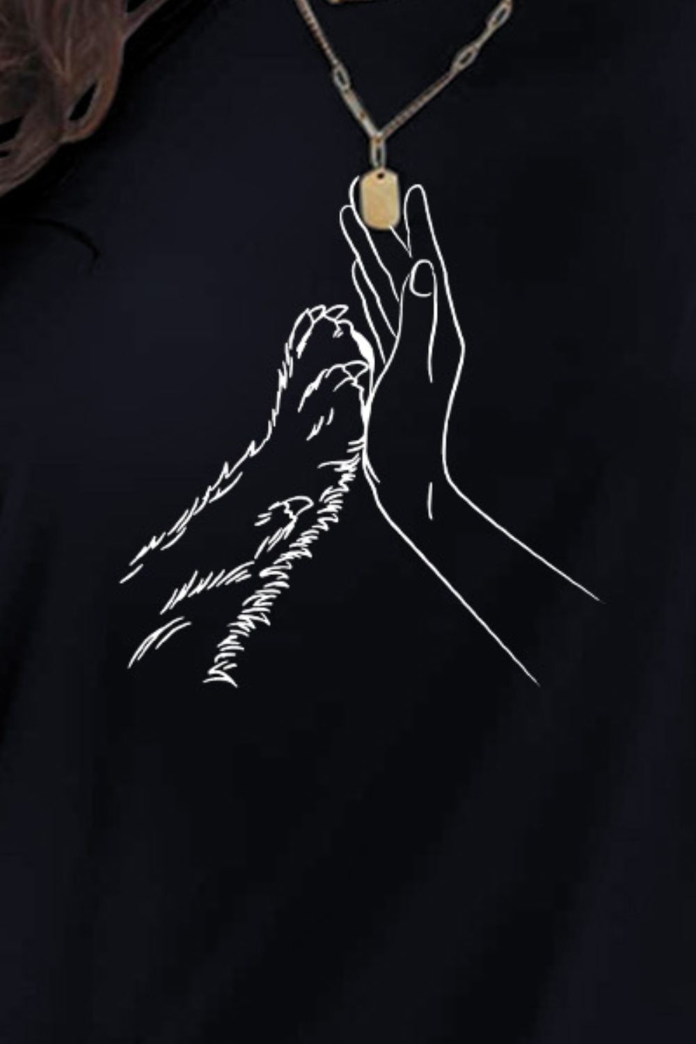 Graphic Round Neck Short Sleeve T-Shirt-Angel Casuals