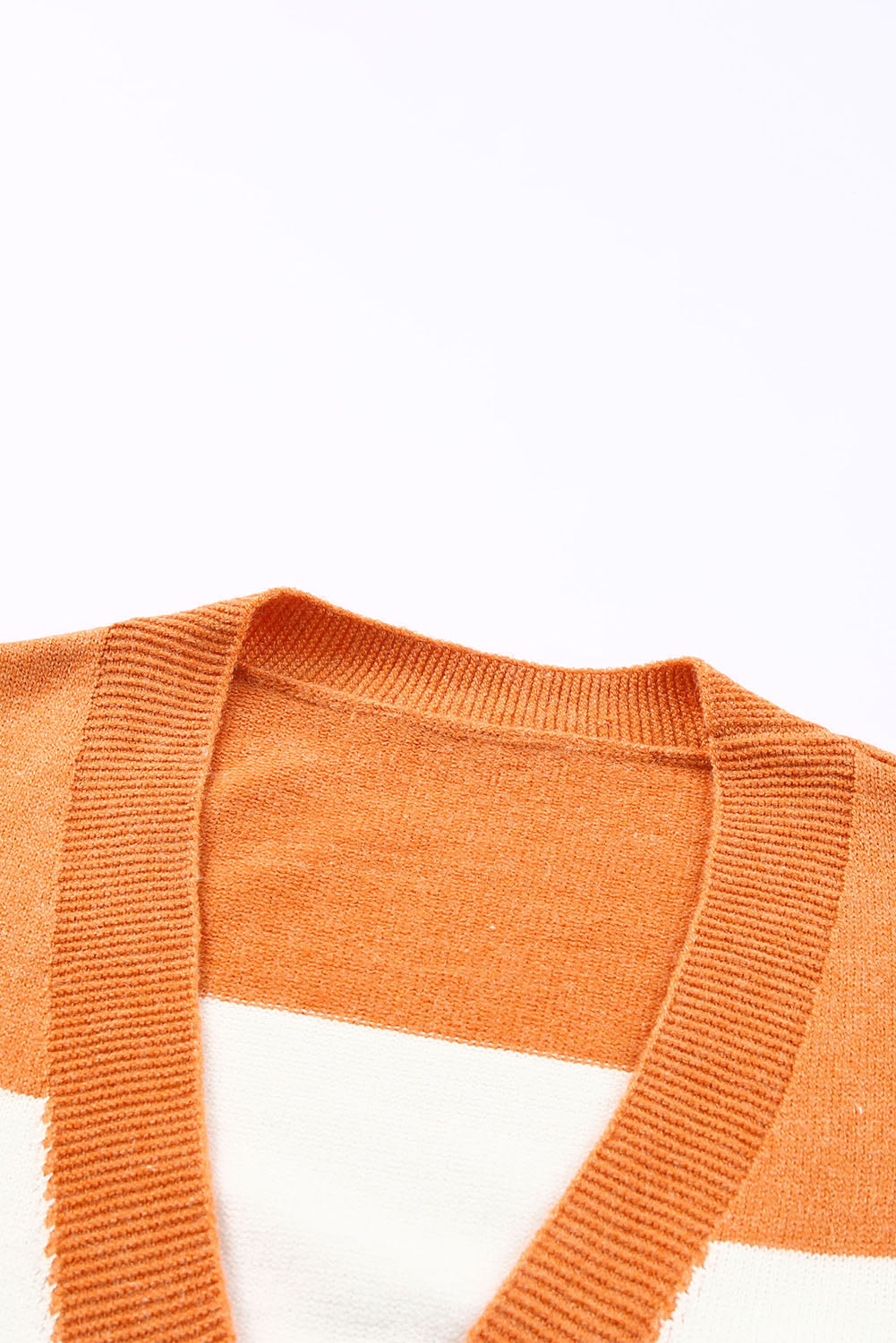 Open Front Color Block Cardigan-Angel Casuals
