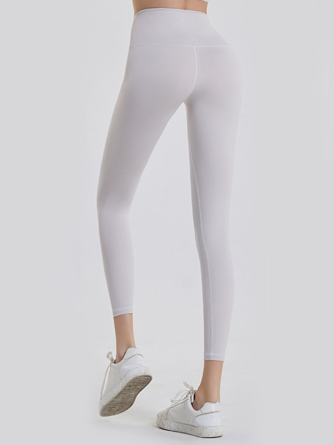 Wide Waistband Sports Leggings-Angel Casuals