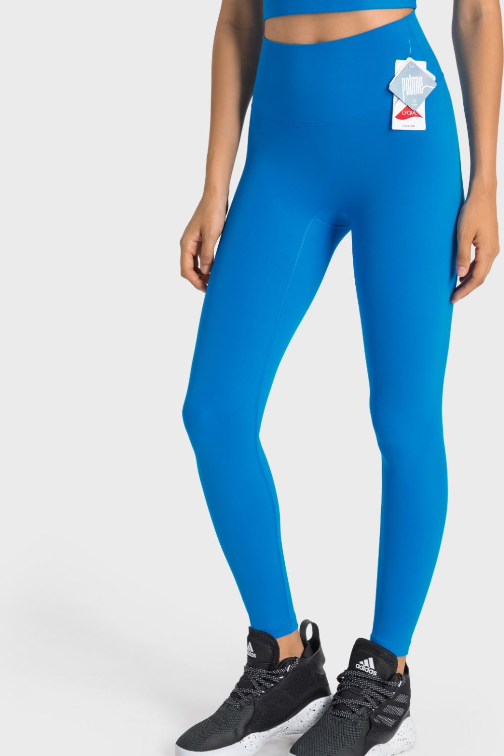 High-Rise Wide Waistband Yoga Leggings-Angel Casuals