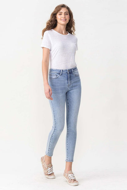 Lovervet Full Size Talia High Rise Crop Skinny Jeans-Angel Casuals