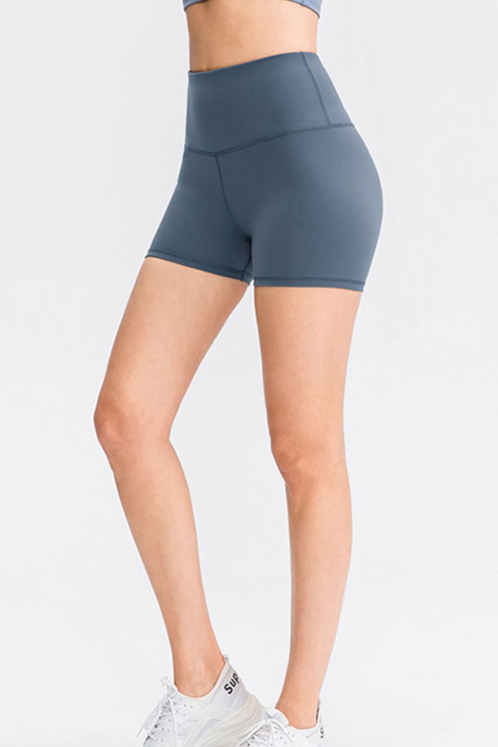 Wide Waistband Sports Shorts-Angel Casuals