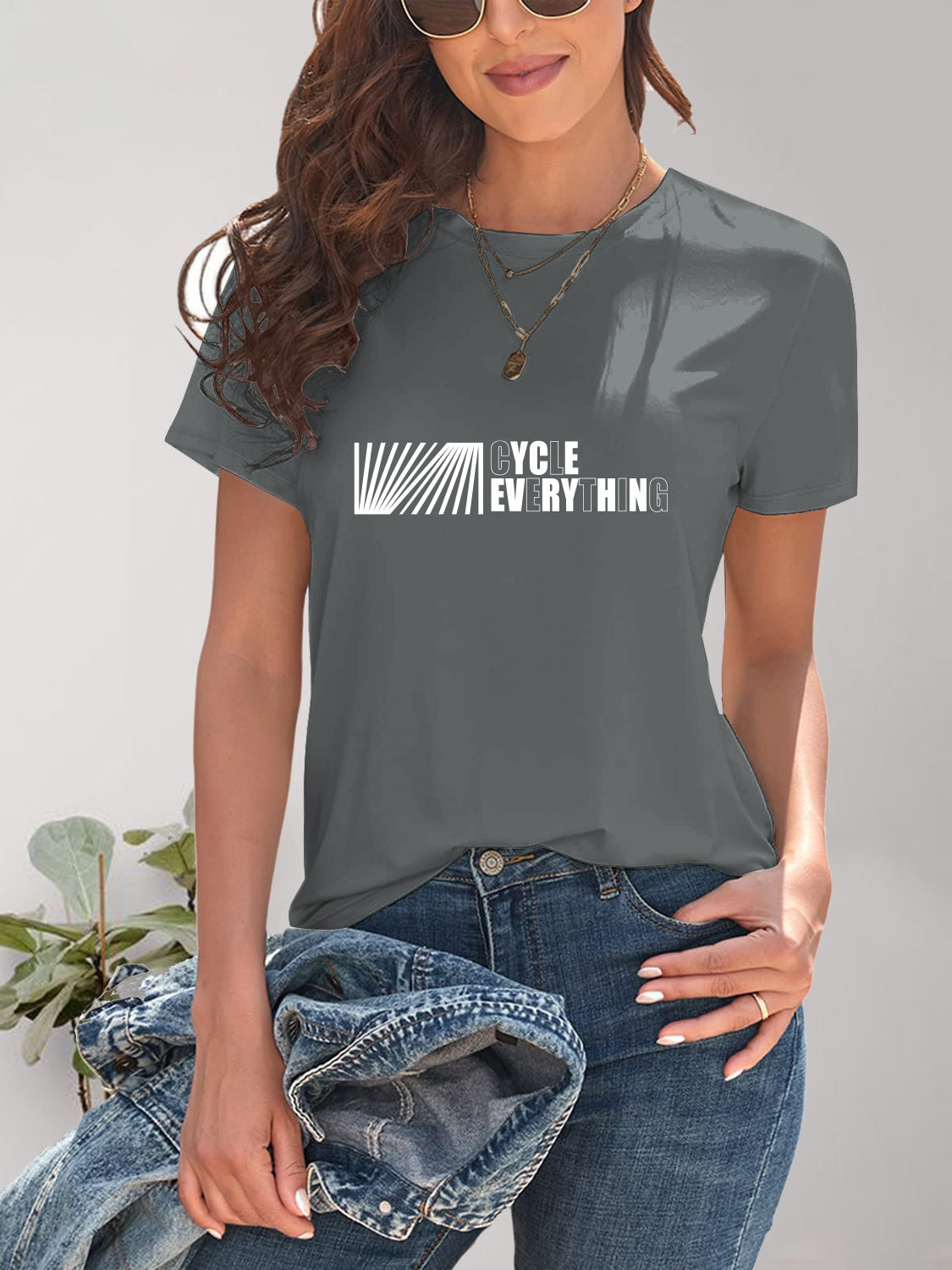 CYCLE EVERYTHING Round Neck T-Shirt-Angel Casuals