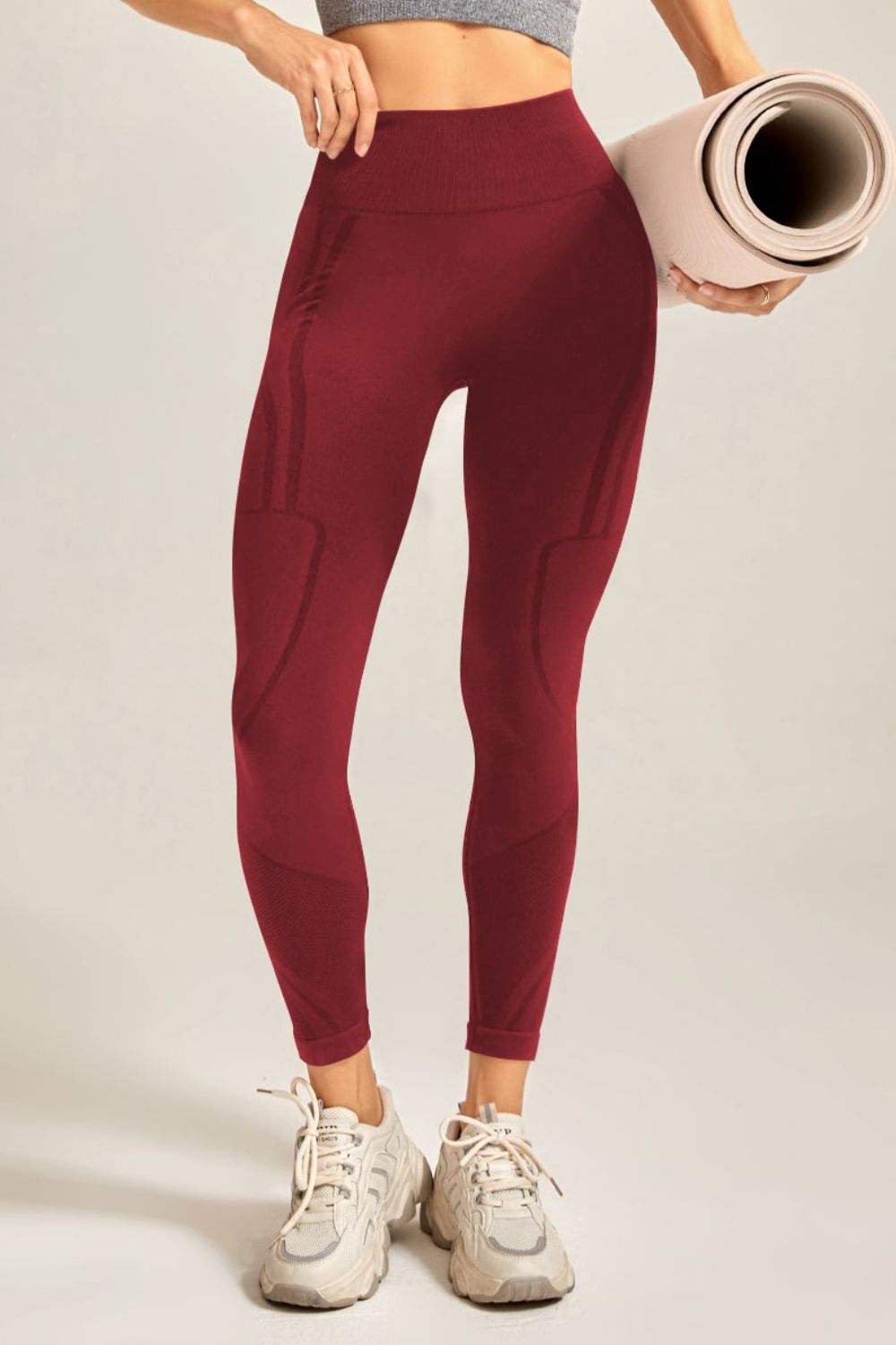 Wide Waistband Long Active Pants-Angel Casuals