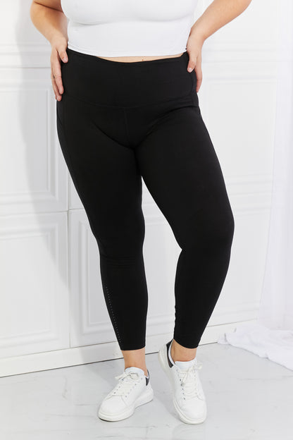 Leggings Depot Full Size Strengthen and Lengthen Reflective Dot Active Leggings-Angel Casuals