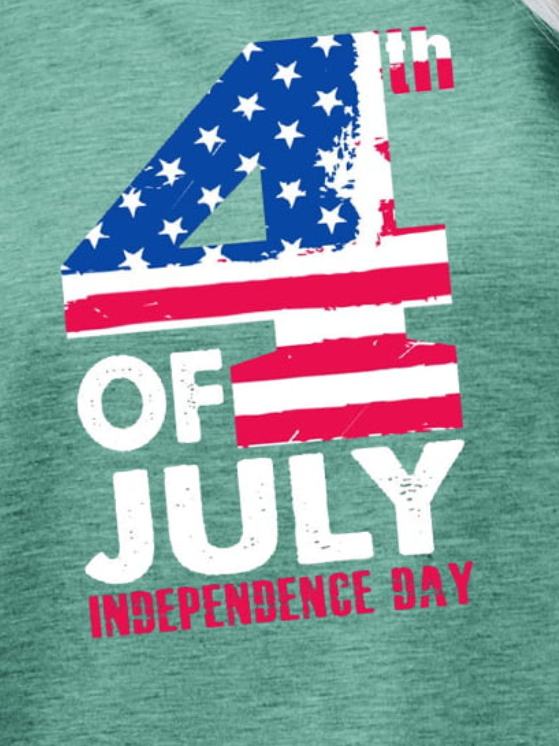 4th OF JULY INDEPENDENCE DAY Graphic Tee-Angel Casuals