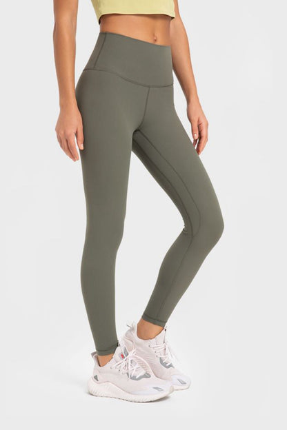 Highly Stretchy Wide Waistband Yoga Leggings-Angel Casuals