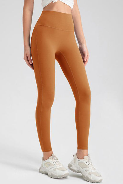 High Waist Skinny Active Pants-Angel Casuals