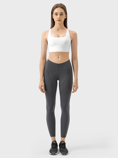 Mid-Rise Waist Active Pants-Angel Casuals