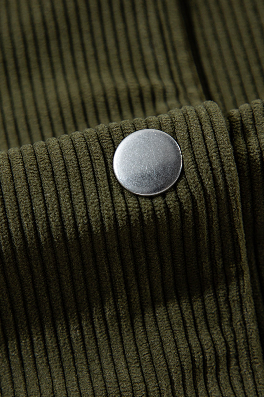 Contrast Baseball Collar Snap Down Long Sleeve Jacket-Angel Casuals