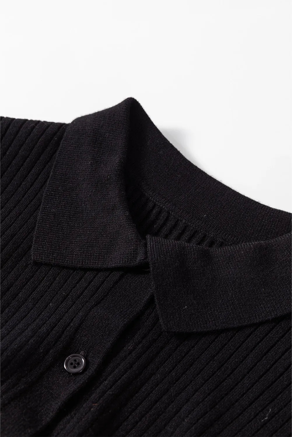 Button Up Collared Neck Cardigan-Angel Casuals