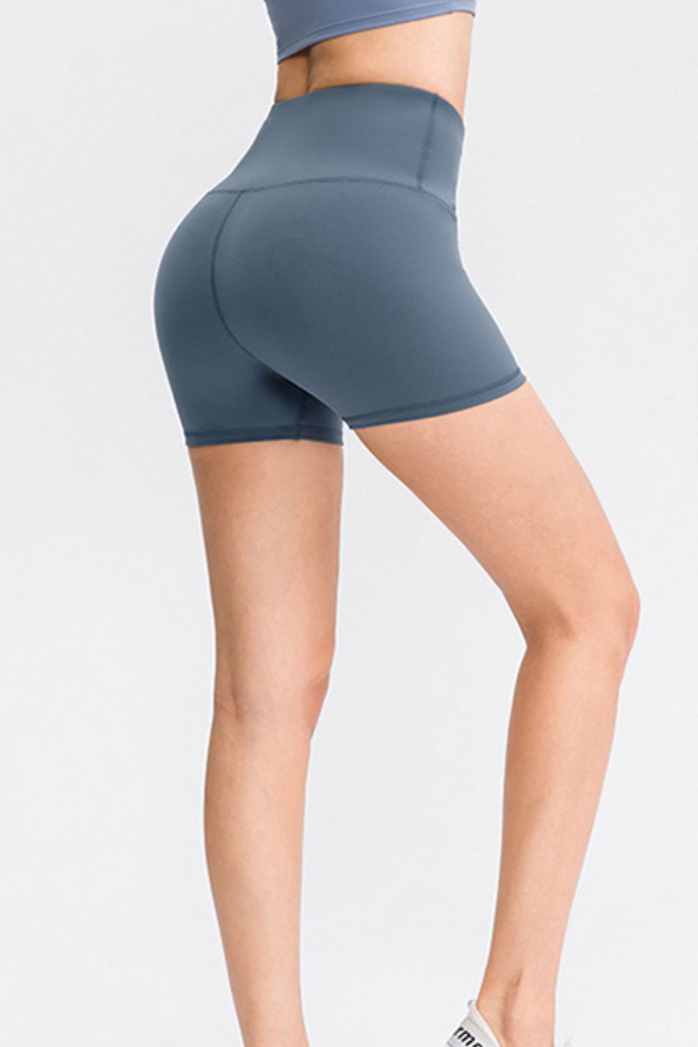 Wide Waistband Sports Shorts-Angel Casuals