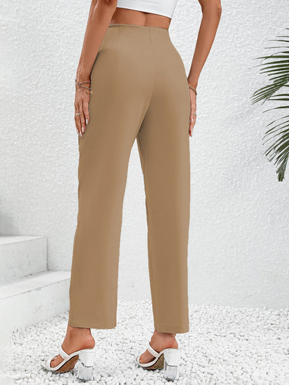 Ruched Long Pants-Angel Casuals