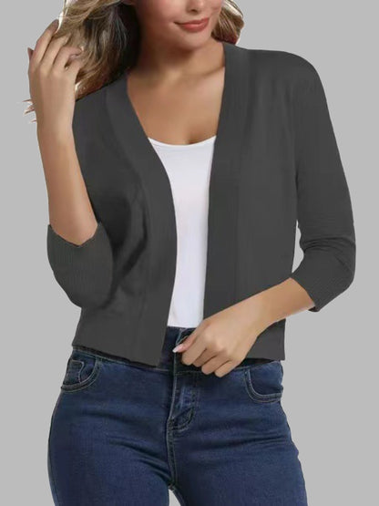 Open Front Cardigan-Angel Casuals