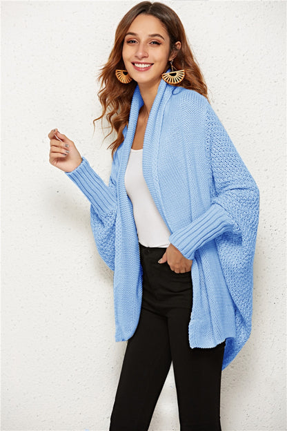 Angel Wings Open Front Batwing Sleeve Cardigan-Angel Casuals