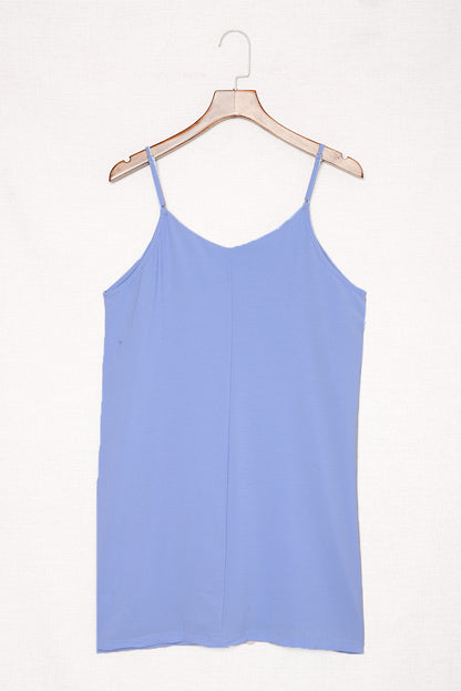 V-Neck Mini Cami Dress-Angel Casuals