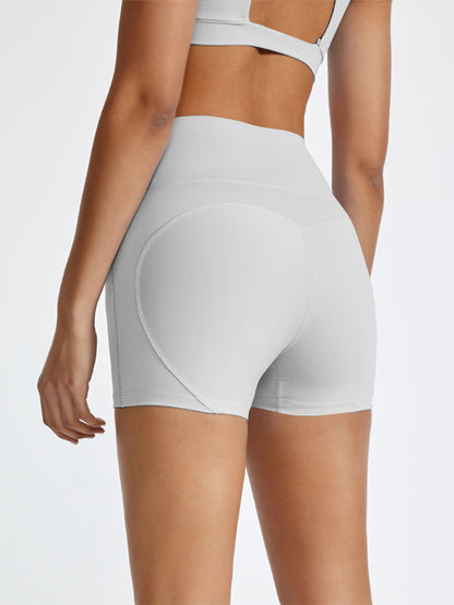 High Waist Active Shorts-Angel Casuals