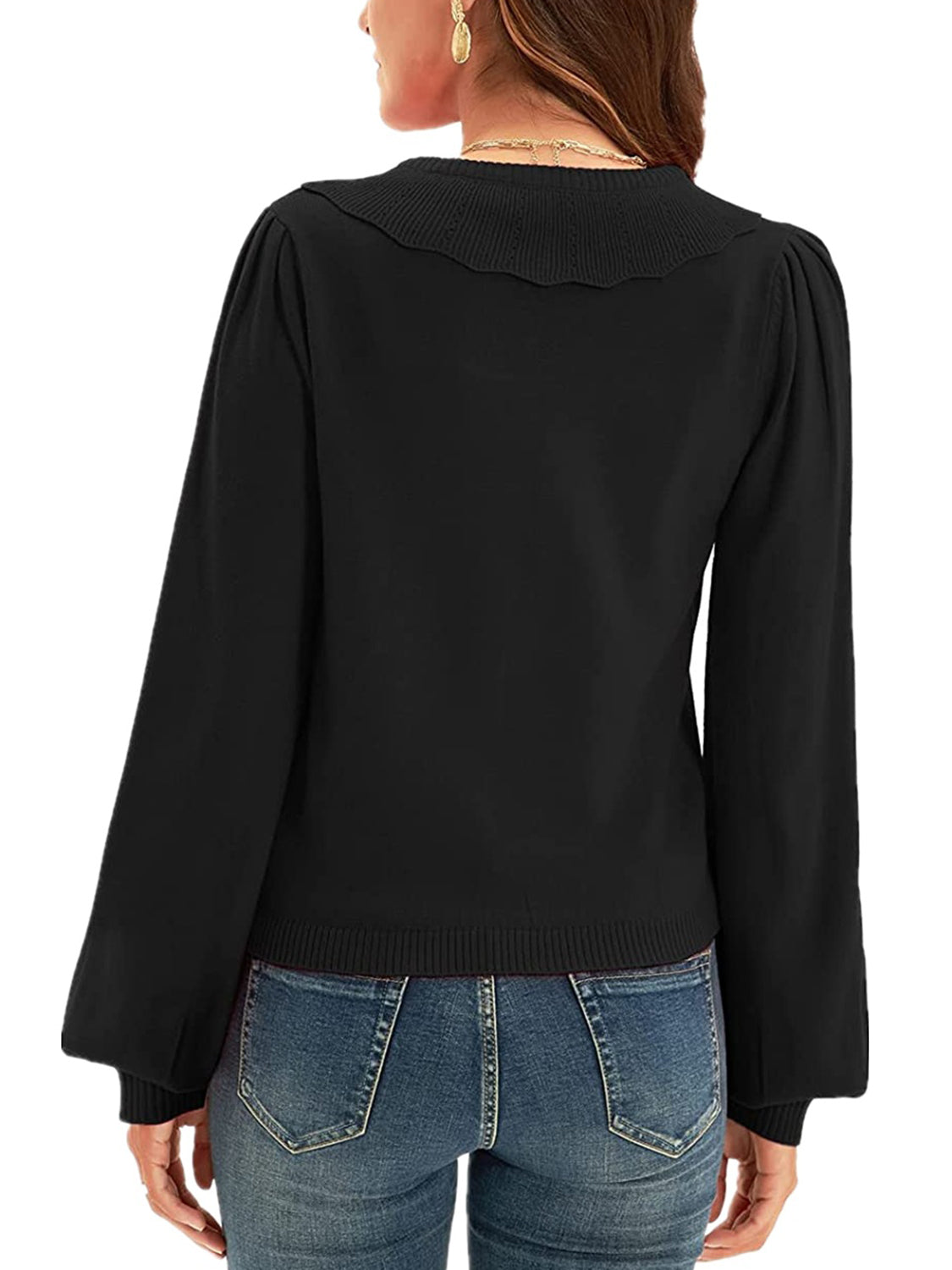 Collared Long Sleeve Button Down Cardigan-Angel Casuals