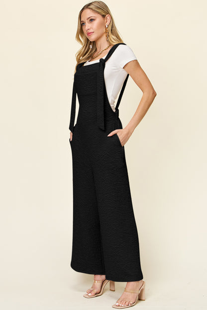 Double Take Full Size Sleeveless Wide Leg Jumpsuit-Angel Casuals