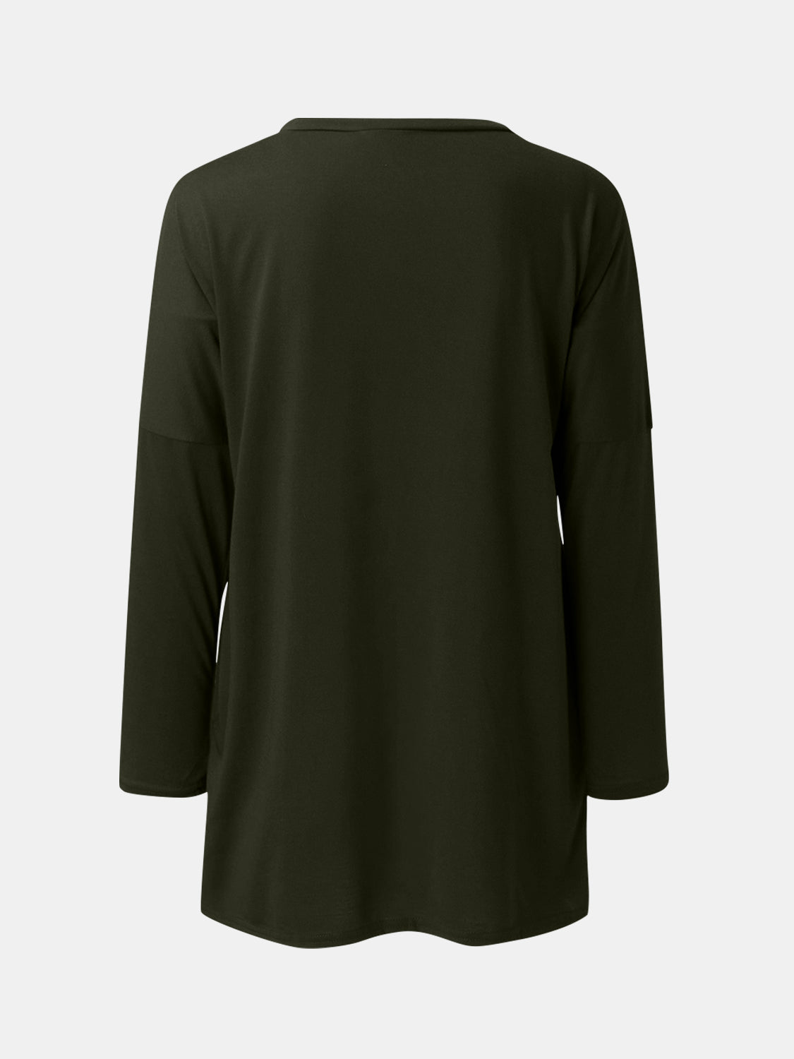 Full Size Round Neck Long Sleeve T-Shirt-Angel Casuals